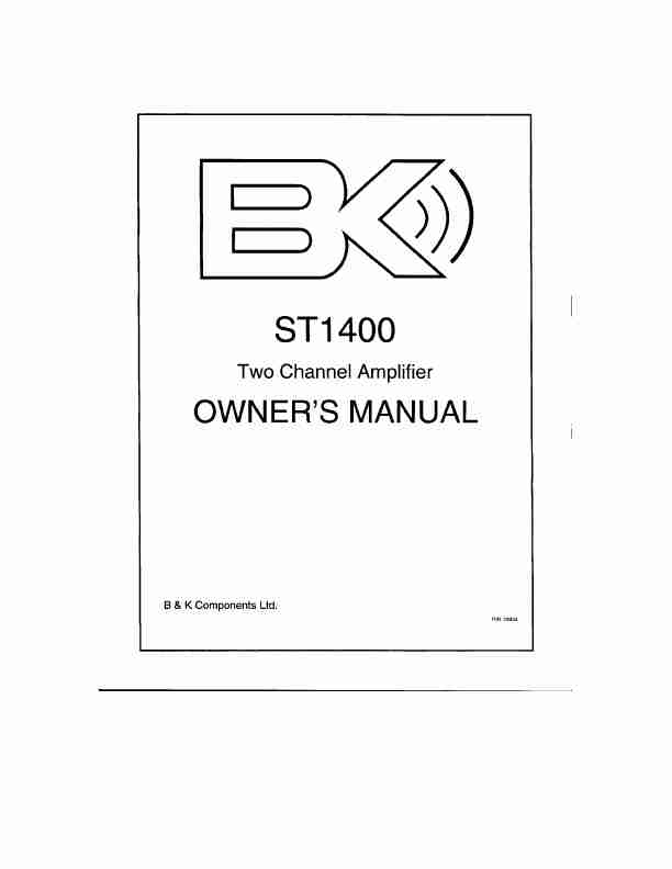 B&K; Stereo Amplifier ST1400-page_pdf